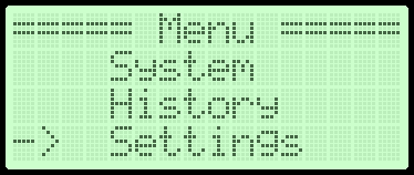 Menu Settings