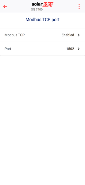 SetApp Modbus TCP